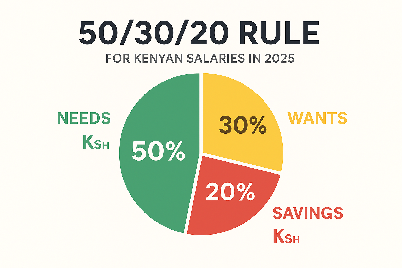 50/30/20 Rule for Kenyan Salaries