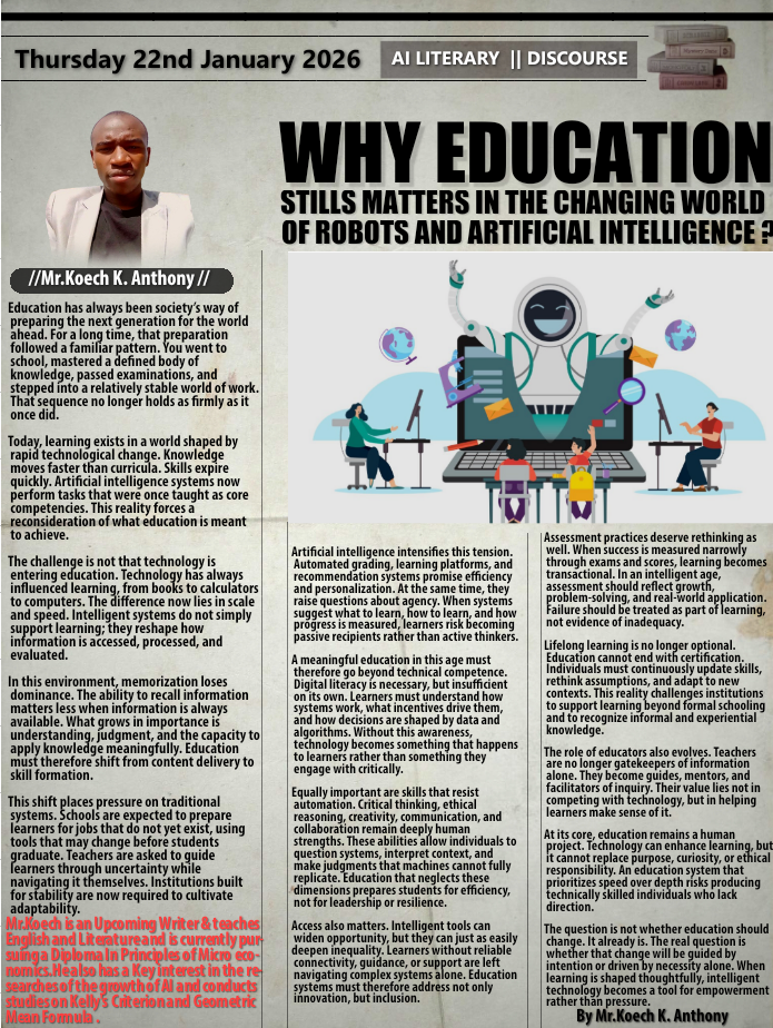 Why Education Stills Matters In The Changing World Of Robots And Artificial Intelligence