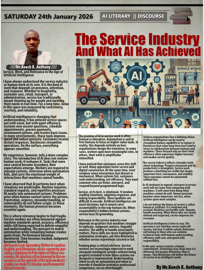 Service Industry And What AI Has Achieved