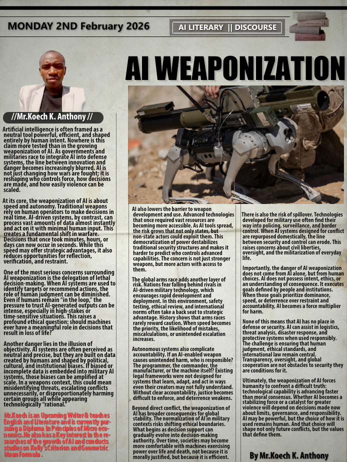 AI WEAPONIZATION